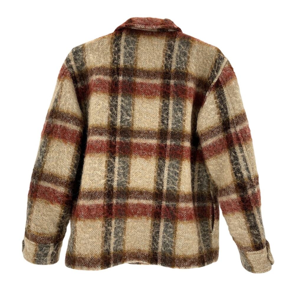 Anine Bing Plaid Brown Flynn Jacket Size XS - Picture 3 of 4